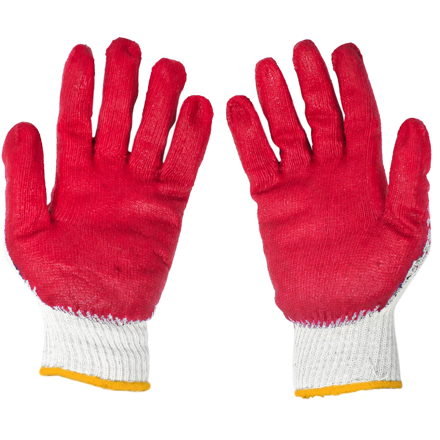 Jumuk Supplies Latex Palm Coated Knit Safety Working Gloves - 100 Pairs