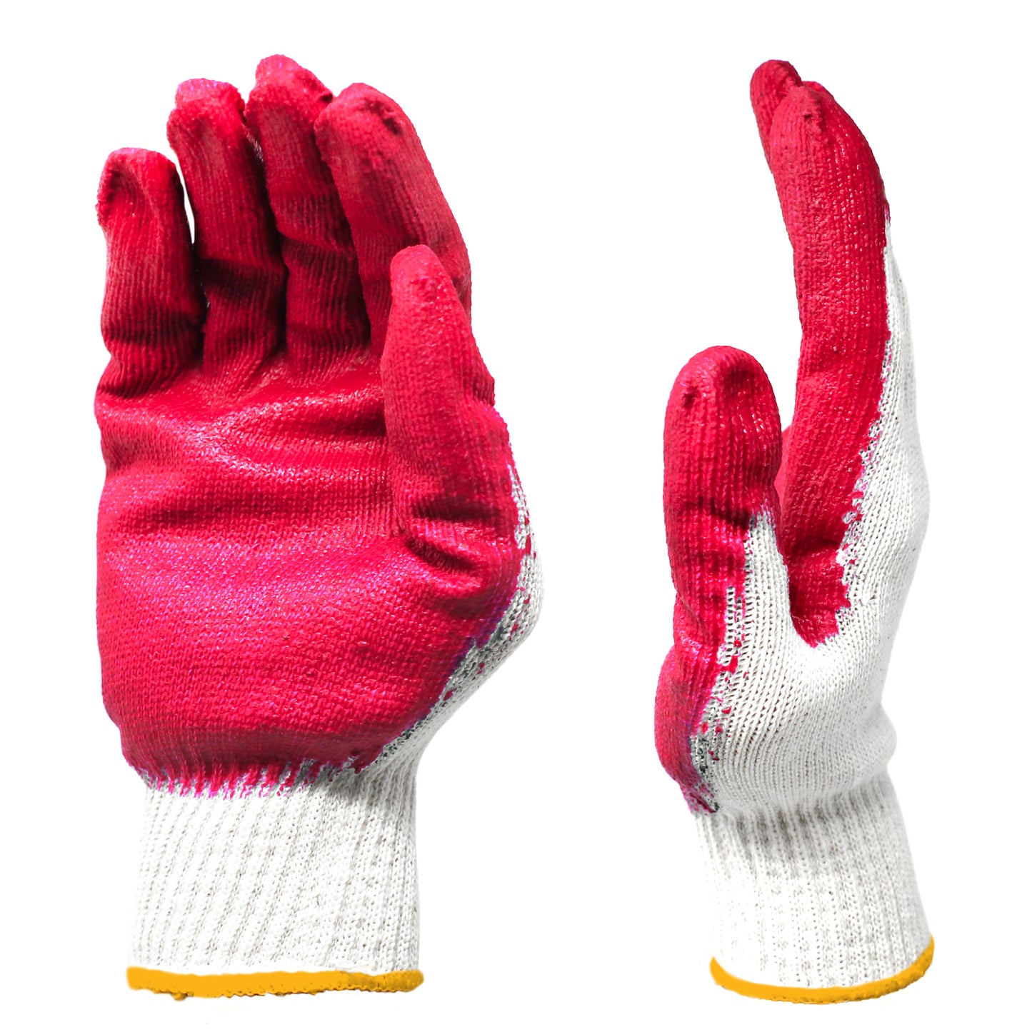 Jumuk Supplies Latex Palm Coated Knit Safety Working Gloves - 50 Pairs