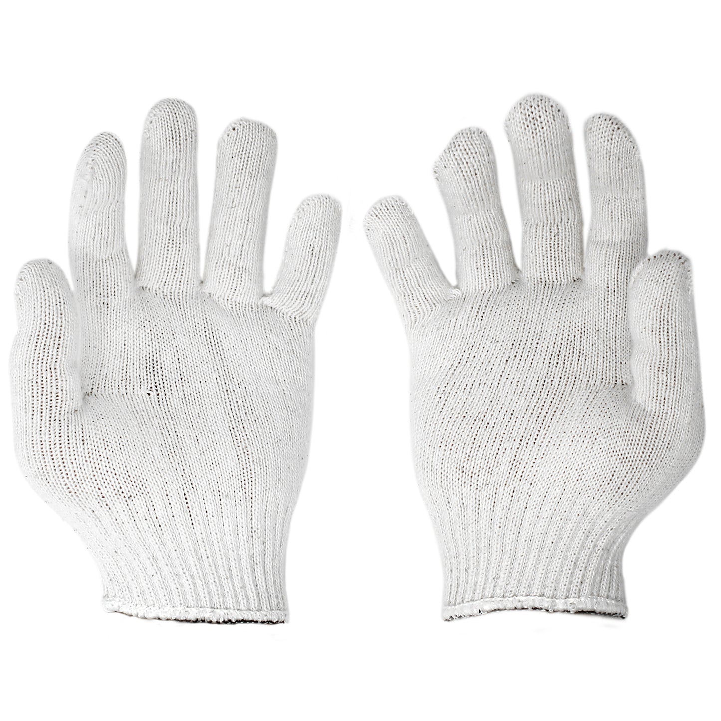 Jumuk Supplies White String Knit Working Gloves S/M- 100 Pairs