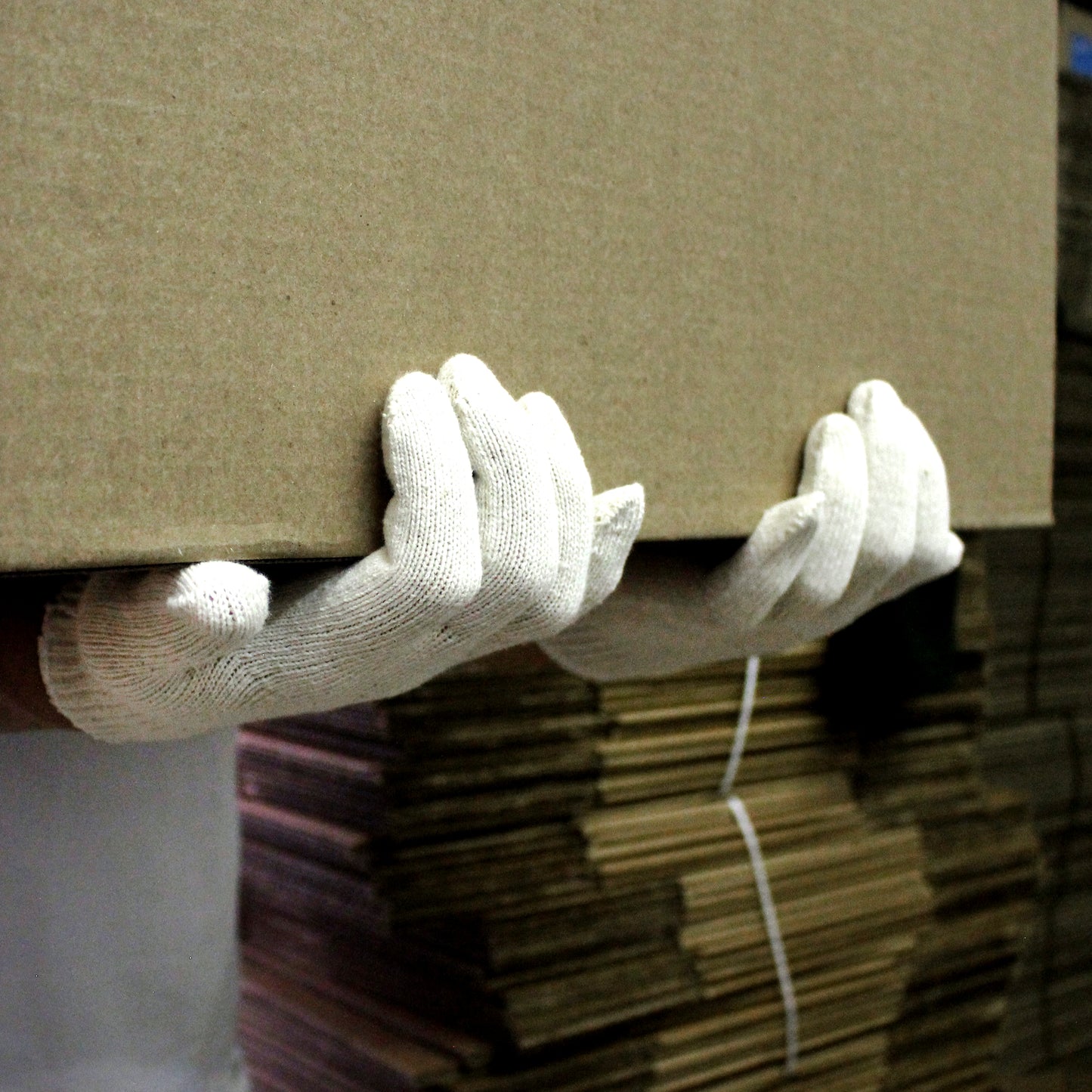 Jumuk Supplies White String Knit Working Gloves S/M- 100 Pairs