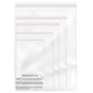 1000PC 1.5 Mil 6x9, 8x10, 10x13, 14.5x19, 19x24 (100/ea) Clear Poly Bags with Suffocation Warning