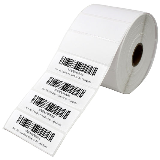 2 5/8" X 1” Direct Thermal Labels - 1 Roll (2000 Per Roll)