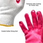 [BULK] Jumuk Supplies Latex Palm Coated Knit Safety Working Gloves - 300 Pairs